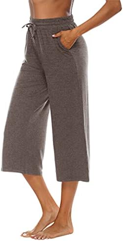  OYANUS Comfortable Women's Casual Summer Wide Leg Drawstring Capris with Pockets
| OYANUS Stylish Women's Casual Summer