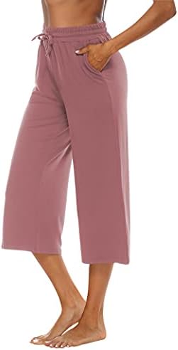  OYANUS Comfortable Women's Casual Summer Wide Leg Drawstring Capris with Pockets
| OYANUS Stylish Women's Casual Summer