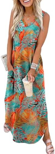  Summer Dresses for Vacation and Beach OEKO-TEX Pockets
| Maxi Dress with Pockets Summer Beachwear OEKO-TEX
| SAMPEEL Su