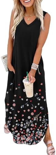  Summer Dresses for Vacation and Beach OEKO-TEX Pockets
| Maxi Dress with Pockets Summer Beachwear OEKO-TEX
| SAMPEEL Su