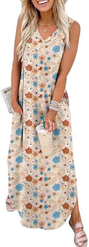  Summer Dresses for Vacation and Beach OEKO-TEX Pockets
| Maxi Dress with Pockets Summer Beachwear OEKO-TEX
| SAMPEEL Su