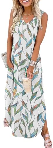  Summer Dresses for Vacation and Beach OEKO-TEX Pockets
| Maxi Dress with Pockets Summer Beachwear OEKO-TEX
| SAMPEEL Su