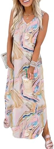  Summer Dresses for Vacation and Beach OEKO-TEX Pockets
| Maxi Dress with Pockets Summer Beachwear OEKO-TEX
| SAMPEEL Su