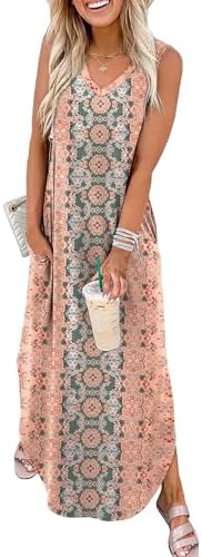  Summer Dresses for Vacation and Beach OEKO-TEX Pockets
| Maxi Dress with Pockets Summer Beachwear OEKO-TEX
| SAMPEEL Su