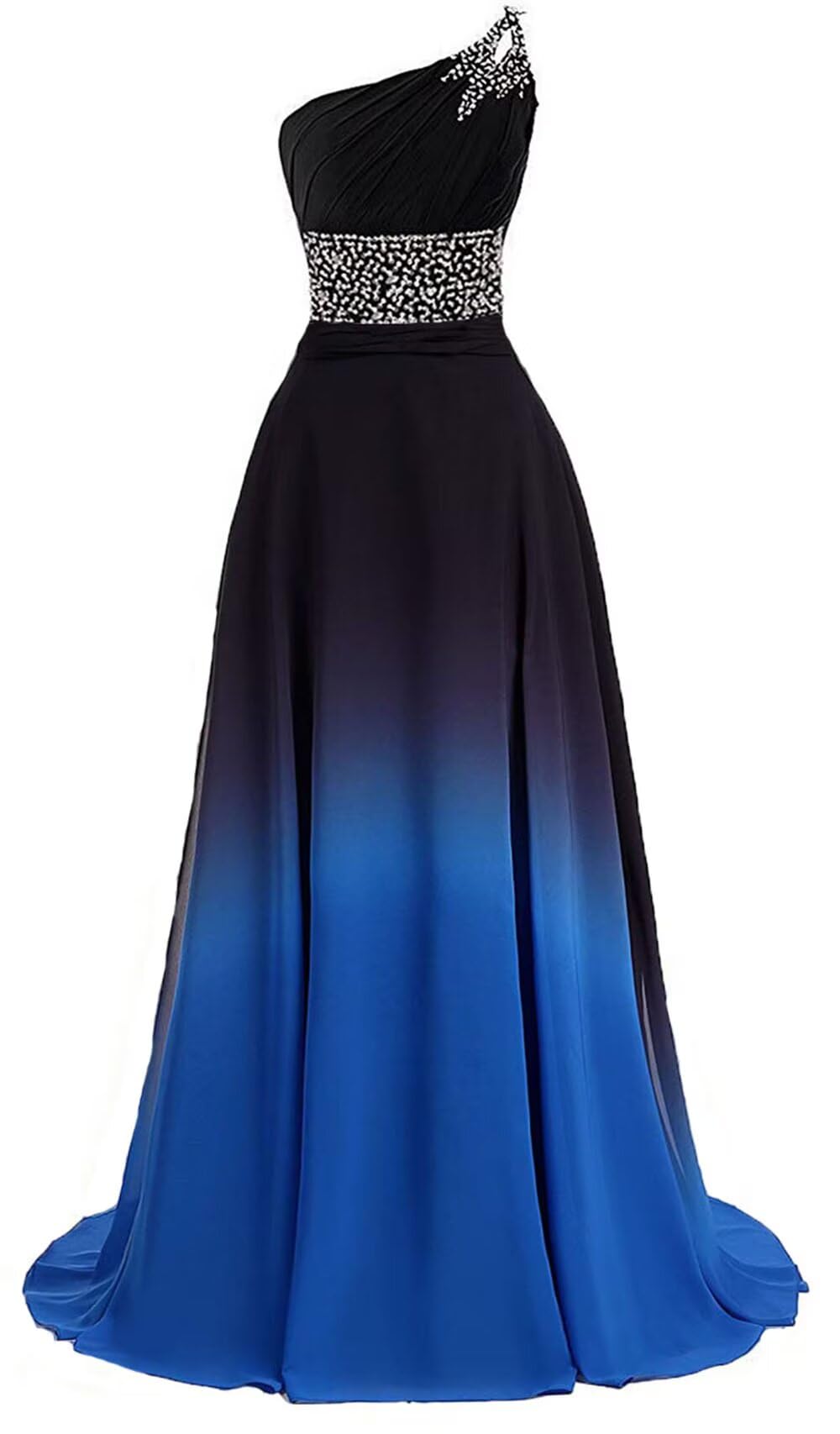 aofany gradient maxi dress